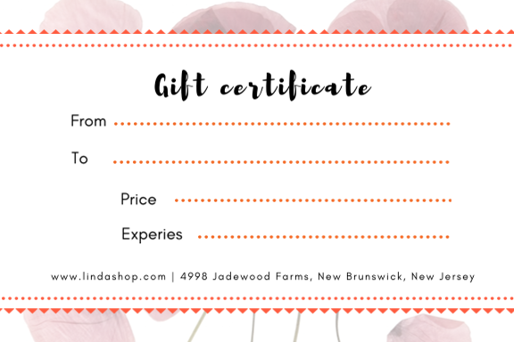 gift certificate 2